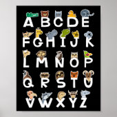 Alphabet Learning Kids Animals ABCs Poster (Voorkant)