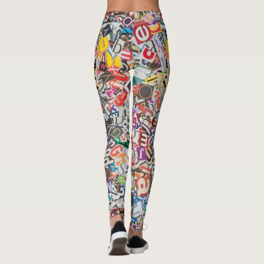 ALPHABET-LEGGINGS LEGGINGS (Achterkant)