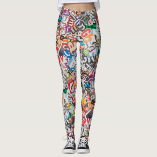 ALPHABET-LEGGINGS LEGGINGS
