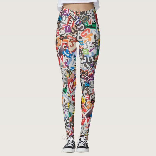 ALPHABET-LEGGINGS LEGGINGS (Voorkant)