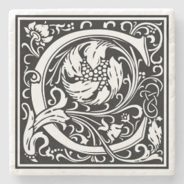 Alphabet Letter C  Stone Onderzetter