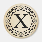 Alphabet Letter Chi Magneet (Voorkant)