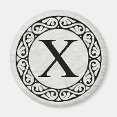 Alphabet Letter Chi Magneet (Voorkant)