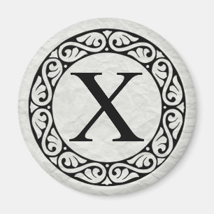 Alphabet Letter Chi Magneet