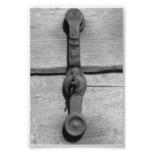 Alphabet Letter-fotografie I10 Black & White, 4x6 Foto Afdruk