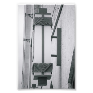 Alphabet Letter-fotografie I1 zwart en wit, 4x6 Foto Afdruk