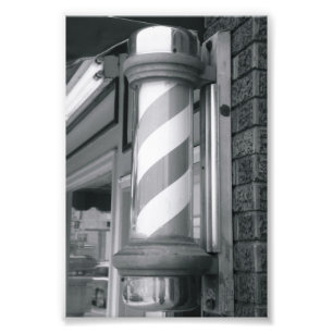 Alphabet Letter-fotografie I4 Black en White, 4x6 Foto Afdruk