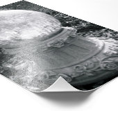 Alphabet Letter-fotografie I8 Black en White 4x6 Foto Afdruk (Hoek)