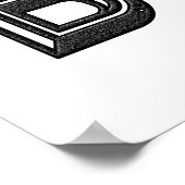 Alphabet Letter Name Art Poster (Hoek)