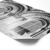 Alphabet Letter Photography B7 Black en White 4x6 Foto Afdruk (Hoek)