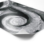 Alphabet Letter Photography J2 Black en White 4x6 Foto Afdruk (Hoek)