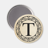 Alphabet Letter Tau Magneet (Voorkant / Achterkant)