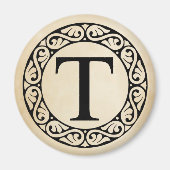 Alphabet Letter Tau Magneet (Voorkant)