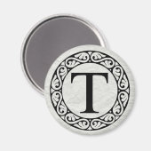 Alphabet Letter Tau Magneet (Voorkant / Achterkant)