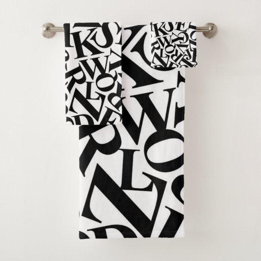 Alphabet Letters Bad Handdoek (Insitu)