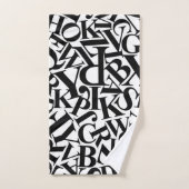 Alphabet Letters Bad Handdoek (Handdoek)