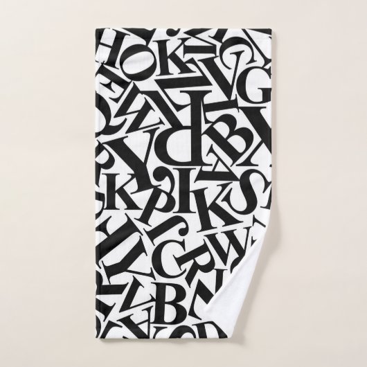 Alphabet Letters Bad Handdoek (Handdoek)