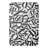 Alphabet Letters Badmat (Voorkant Verticaal)