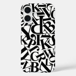 Alphabet Letters iPhone 16 Hoesje