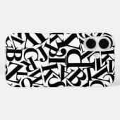 Alphabet Letters Case-Mate iPhone Case (Achterkant (horizontaal))