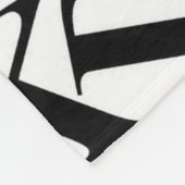 Alphabet Letters Fleece Deken (Hoek)