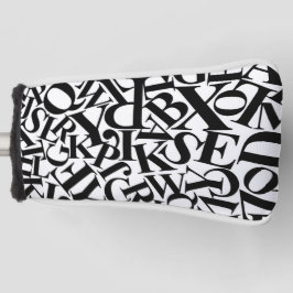 Alphabet Letters Golfheadcover