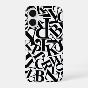 Alphabet Letters iPhone 16 Hoesje