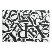 Alphabet Letters Kussensloop (Achterkant)