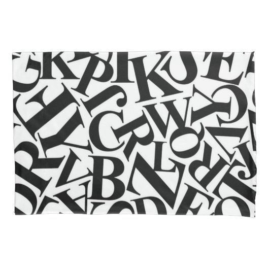 Alphabet Letters Kussensloop (Voorkant)