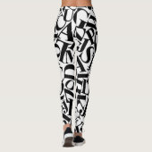 Alphabet Letters Leggings (Achterkant)