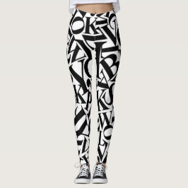 Alphabet Letters Leggings
