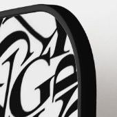 Alphabet Letters Pickleball Paddle (Links Detail)