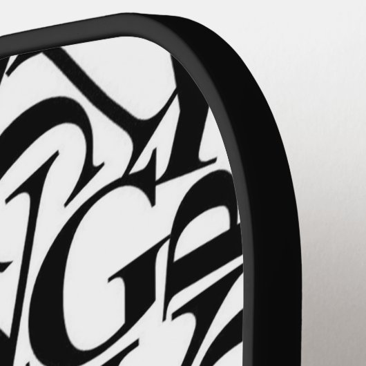 Alphabet Letters Pickleball Paddle (Links Detail)