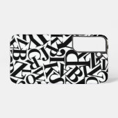Alphabet Letters Samsung Galaxy Hoesje (Achterkant horizontaal)