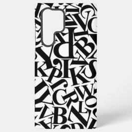 Alphabet Letters Samsung Galaxy Hoesje