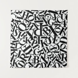 Alphabet Letters Wandkleed