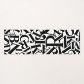 Alphabet Letters Yogamat (Achterkant (horizontaal))