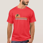 Alphabet Lore F Letter boys Retro Sunset Mountain T-shirt (Voorkant)