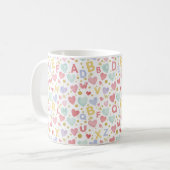 Alphabet Love Nursery Pattern Koffiemok (Voorkant links)