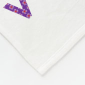 Alphabet Lower Hoesje Letters Fleece Deken (Hoek)