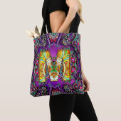 Alphabet M mandala Tote Bag (Dichtbij)