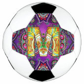 Alphabet M mandala Voetbal (Voorkant)