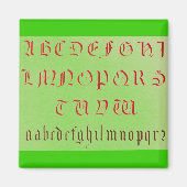 Alphabet Magnet (Voorkant)