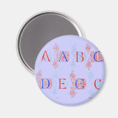 Alphabet Magnet (Voorkant / Achterkant)