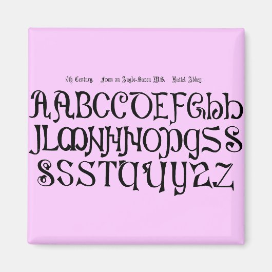 Alphabet Magnet (Voorkant)