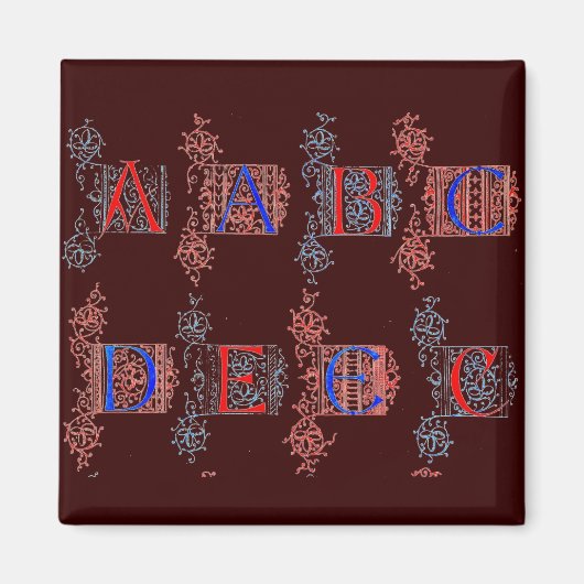 Alphabet magnet (Voorkant)