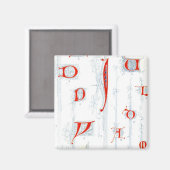 Alphabet Magnet (Voorkant / Achterkant)