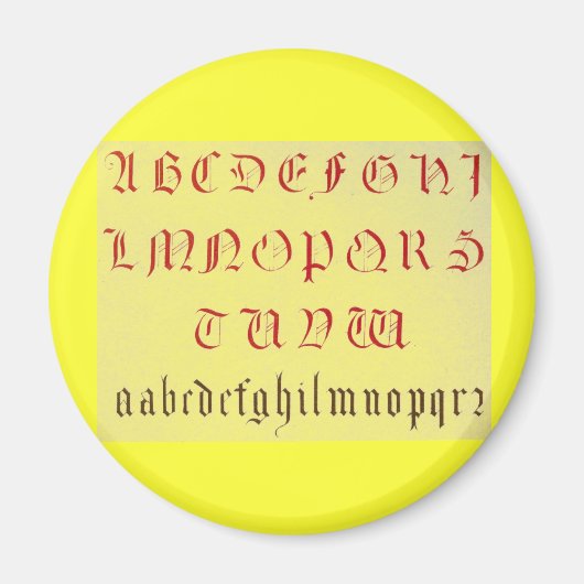 Alphabet Magnet (Voorkant)