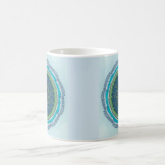 Alphabet mandala koffiemok (Center)