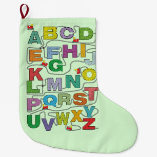 Alphabet Maze Poster Grote Kerstsok